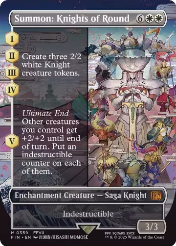 Summon: Knights of Round (Borderless) (359), FINAL FANTASY — Magic card price