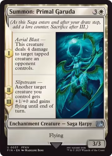 Summon: Primal Garuda (37), FINAL FANTASY — Magic card price