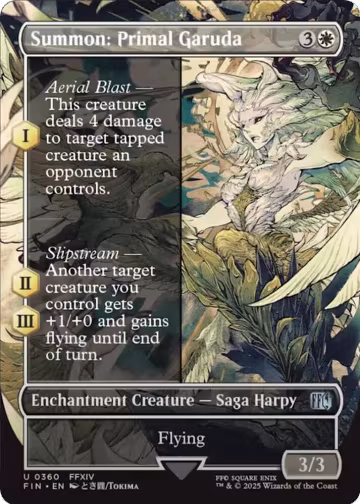 Summon: Primal Garuda (Borderless) (360), FINAL FANTASY — Magic card price