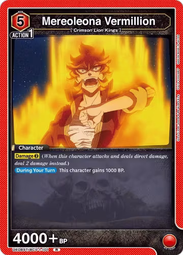 Mereoleona Vermillion (UE08ST/BCV-1-101), Black Clover Starter Deck — Union Arena card price
