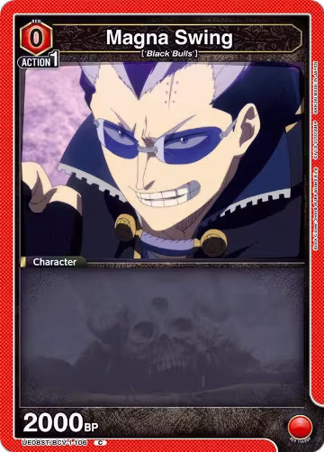 Magna Swing (UE08ST/BCV-1-106), Black Clover Starter Deck — Union Arena card price