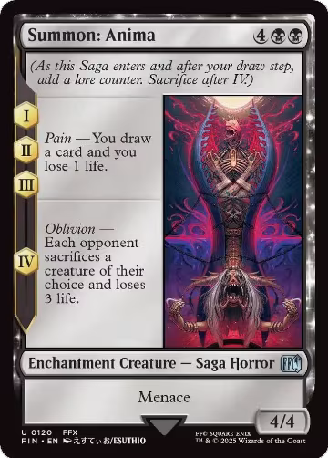 Summon: Anima (120), FINAL FANTASY — Magic card price