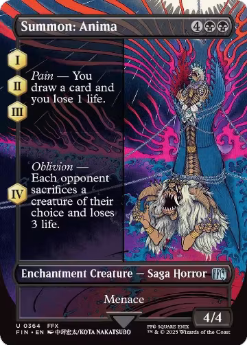Summon: Anima (Borderless) (364), FINAL FANTASY — Magic card price