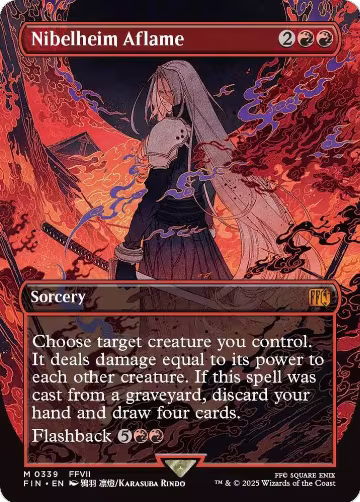 Nibelheim Aflame (Borderless) (339), FINAL FANTASY — Magic card price