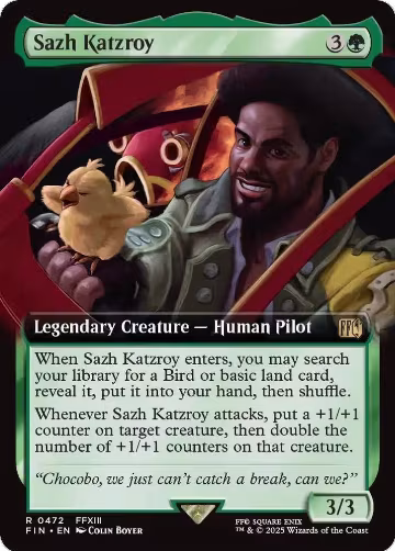 Sazh Katzroy (Extended Art) (472), FINAL FANTASY — Magic card price