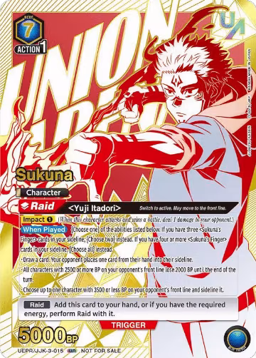 Sukuna (UEPR/JJK-3-015), Union Arena Promotion Cards — Union Arena card price