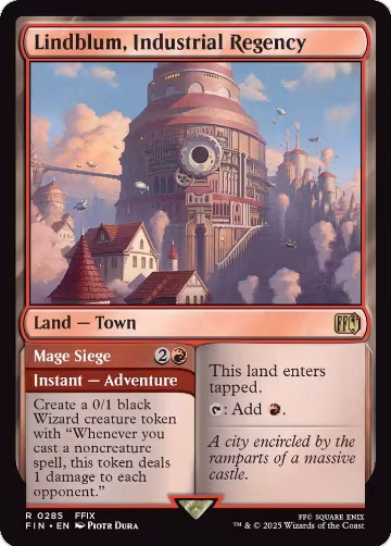 Lindblum, Industrial Regency (285), FINAL FANTASY — Magic card price