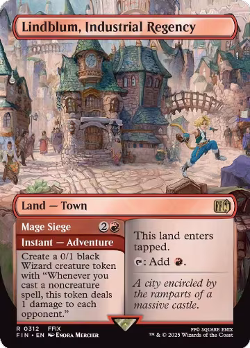 Lindblum, Industrial Regency (Borderless) (312), FINAL FANTASY — Magic card price