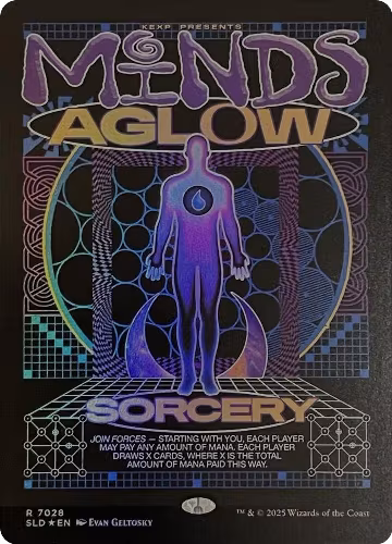 Minds Aglow (Rainbow Foil) (7028), Secret Lair Drop Series — Magic card price