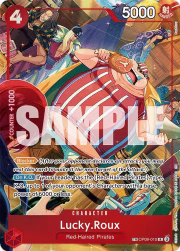 Lucky.Roux (TR) (OP09-015), A Fist of Divine Speed — One Piece card price