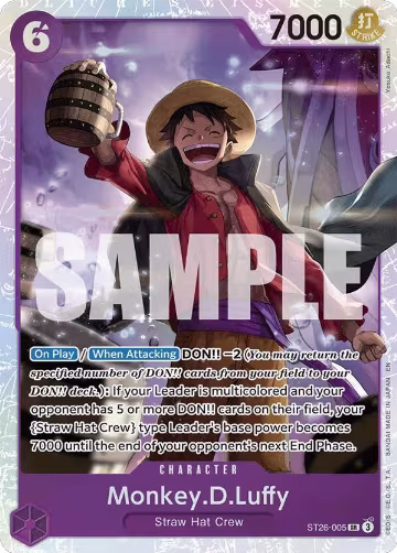 Monkey.D.Luffy (ST26-005) (ST26-005) — card price