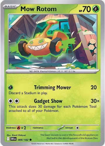 Mow Rotom (009/182), Destined Rivals — Pokémon card price