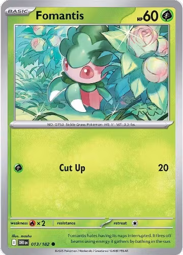 Fomantis (013/182), Destined Rivals — Pokémon card price