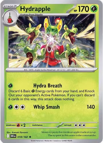 Hydrapple - 018/182 (018/182), Destined Rivals — Pokémon card price