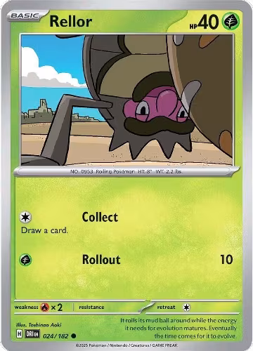 Rellor (024/182), Destined Rivals — Pokémon card price
