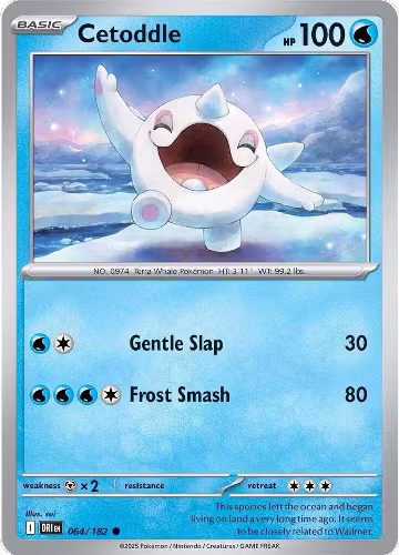 Cetoddle (064/182), Destined Rivals — Pokémon card price