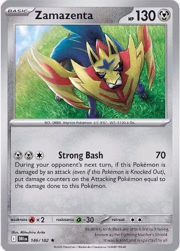 Zamazenta - 146/182 (146/182), Destined Rivals — Pokémon card price