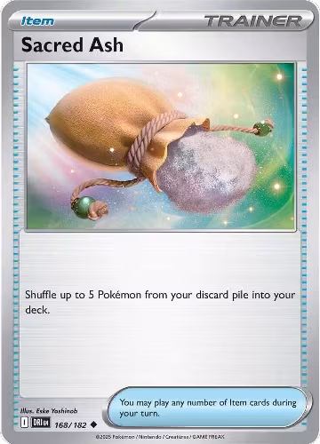 Sacred Ash (168/182), Destined Rivals — Pokémon card price
