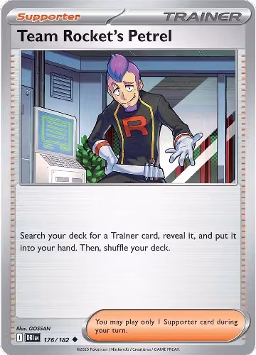 Team Rocket's Petrel - 176/182 (176/182), Destined Rivals — Pokémon card price