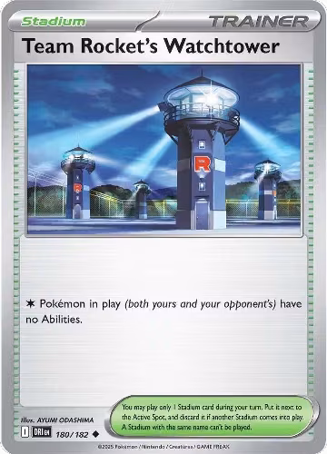 Team Rocket's Watchtower (180/182), Destined Rivals — Pokémon card price