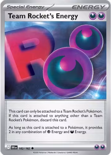 Team Rocket's Energy (182/182), Destined Rivals — Pokémon card price