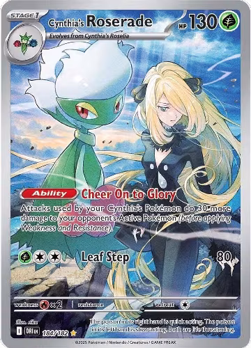 Cynthia's Roserade - 184/182 (184/182), Destined Rivals — Pokémon card price