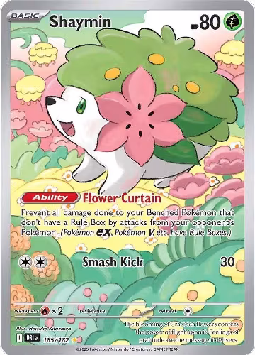 Shaymin - 185/182 (185/182), Destined Rivals — Pokémon card price