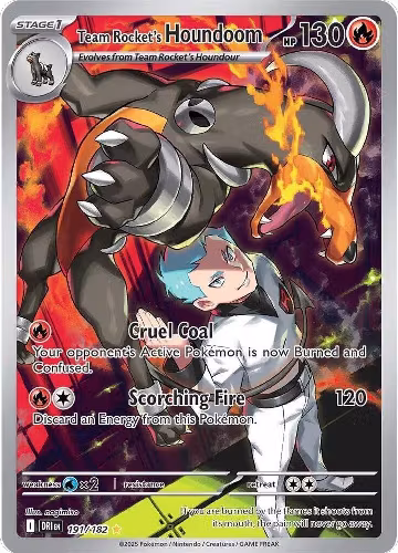 Team Rocket's Houndoom - 191/182 (191/182), Destined Rivals — Pokémon card price