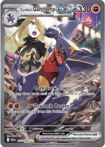 Cynthia's Garchomp ex - 232/182 (232/182) — card price