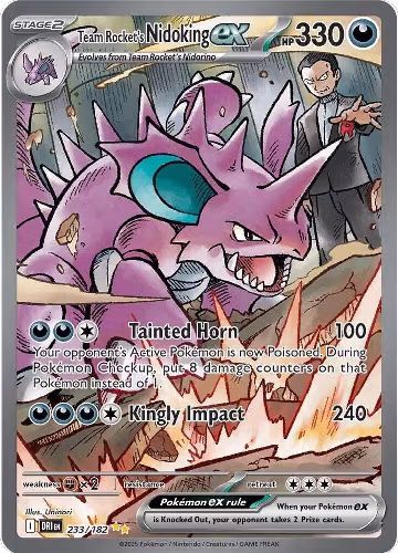 Team Rocket's Nidoking ex - 233/182 (233/182) — card price