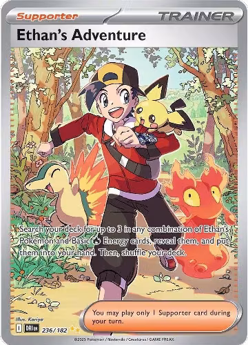 Ethan's Adventure - 236/182 (236/182), Destined Rivals — Pokémon card price