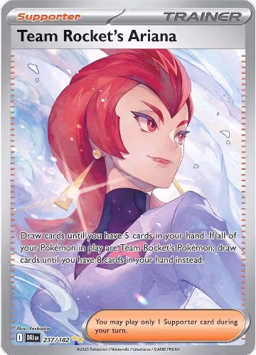 Team Rocket's Ariana - 237/182 (237/182), Destined Rivals — Pokémon card price