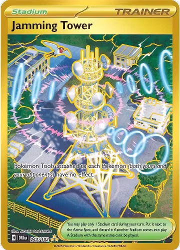 Jamming Tower (243/182), Destined Rivals — Pokémon card price