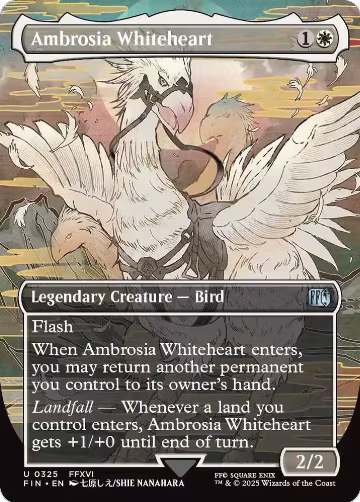 Ambrosia Whiteheart (Borderless) (325), FINAL FANTASY — Magic card price