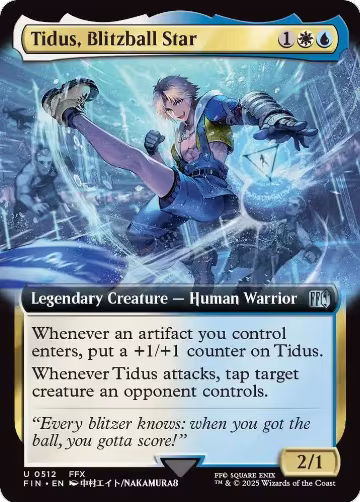 Tidus, Blitzball Star (Extended Art) (512), FINAL FANTASY — Magic card price