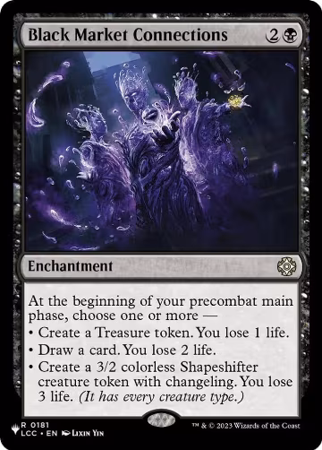 Black Market Connections (181), The List Reprints — Magic card price