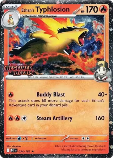Ethan's Typhlosion (Prerelease) (034/182), Miscellaneous Cards & Products — Pokémon card price