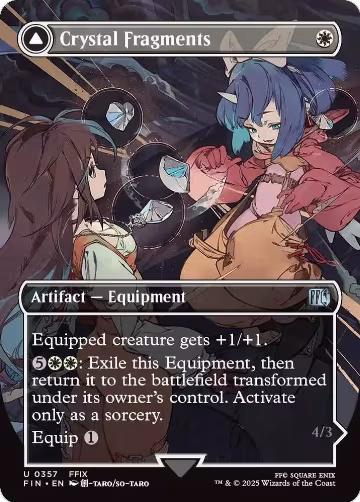 Crystal Fragments (Borderless) (357), FINAL FANTASY — Magic card price