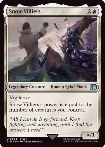 Snow Villiers (33), FINAL FANTASY — Magic card price