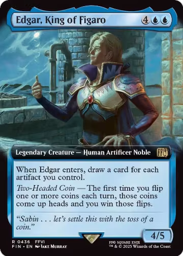 Edgar, King of Figaro (Extended Art) (436), FINAL FANTASY — Magic card price