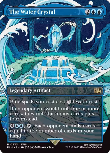 The Water Crystal (Borderless) (333), FINAL FANTASY — Magic card price