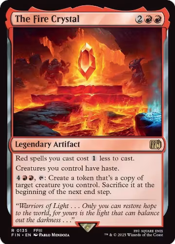 The Fire Crystal (135), FINAL FANTASY — Magic card price