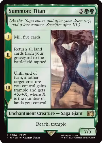 Summon: Titan (204), FINAL FANTASY — Magic card price