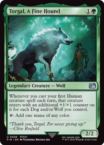 Torgal, A Fine Hound (208), FINAL FANTASY — Magic card price