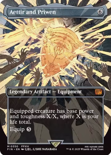 Aettir and Priwen (Borderless) (350), FINAL FANTASY — Magic card price