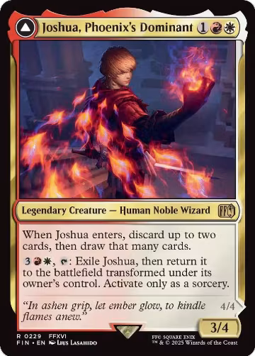 Joshua, Phoenix's Dominant (229), FINAL FANTASY — Magic card price