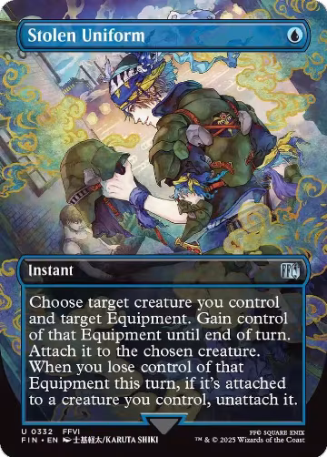 Stolen Uniform (Borderless) (332), FINAL FANTASY — Magic card price