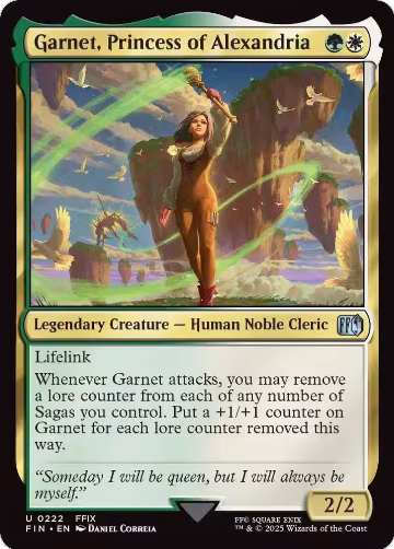 Garnet, Princess of Alexandria (222), FINAL FANTASY — Magic card price
