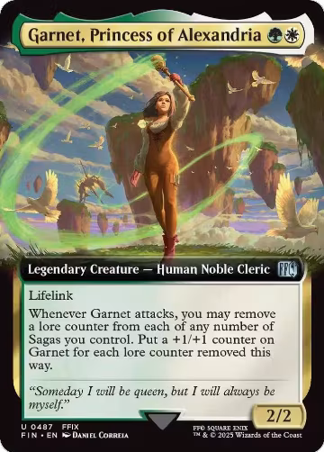 Garnet, Princess of Alexandria (Extended Art) (487), FINAL FANTASY — Magic card price