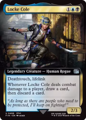 Locke Cole (Extended Art) (499), FINAL FANTASY — Magic card price